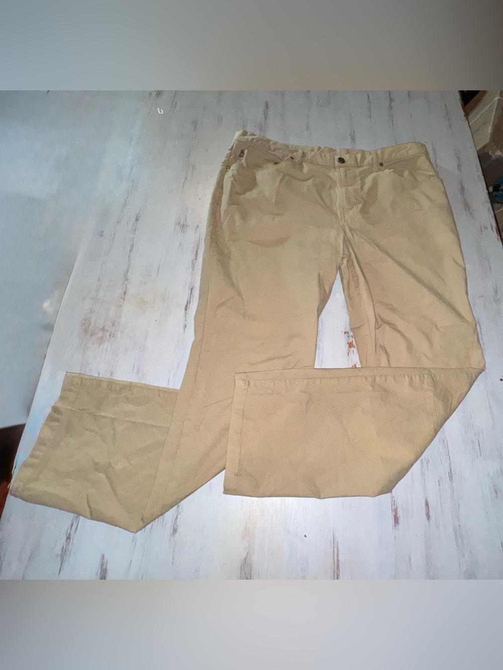 Free Fly Stretch Canvas 5 Pocket Pants 38x32 (38x31) Khaki